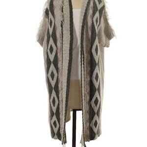 NWT Boho Vici Dolls Long Open Front Cardigan